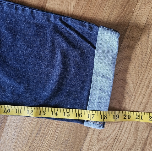 Levi's Stretch Capri Jeans Women's Size 12 Cuffed Leg 31" Waist X 18" Inseam Len - Picture 12 of 15